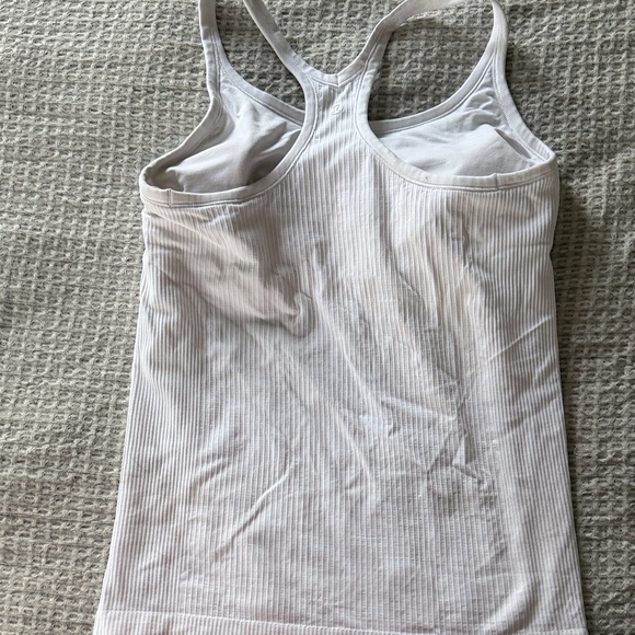 lululemon Ebb to street Tank Trio in White, Purple, Coral - Picture 5 of 8